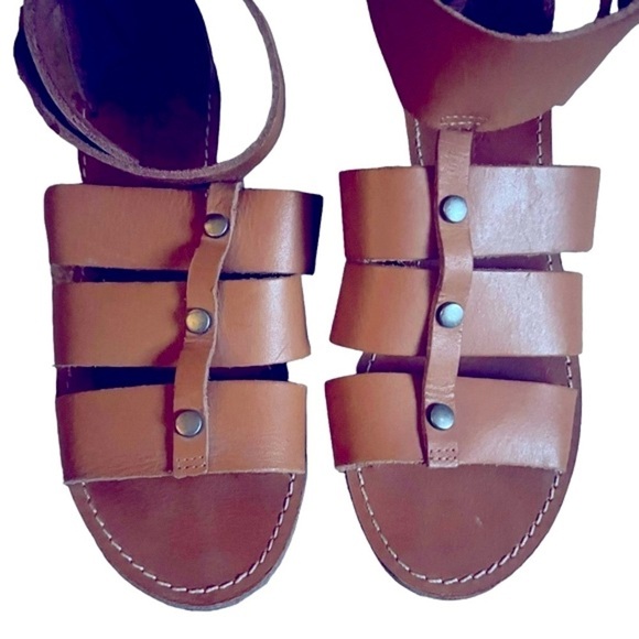 MADEWELL Tan Rowan Sandals - Picture 3 of 9